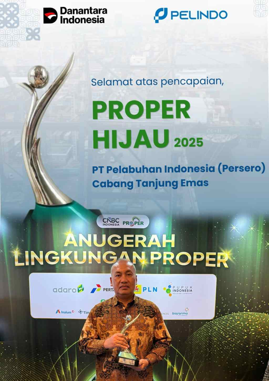 Sinergi, Inovasi dan Aksi Nyata Pelindo Tanjung Emas Raih PROPER Hijau Dengan Gemilang