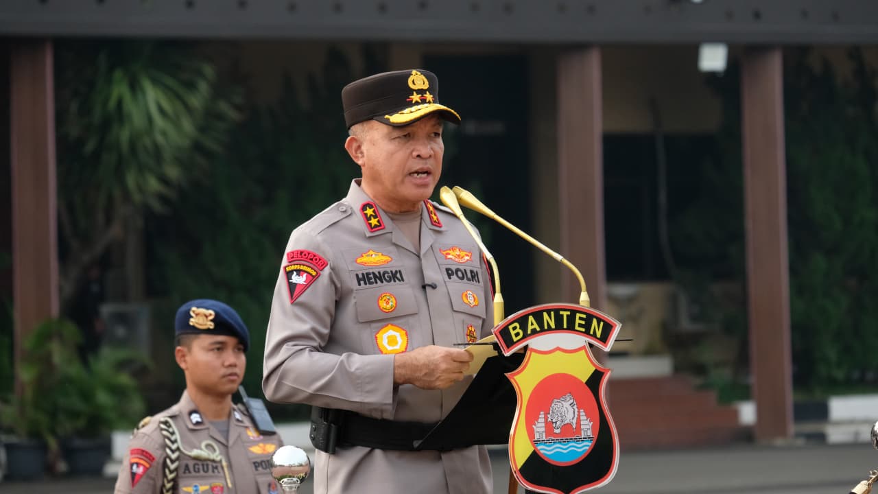 Upacara Hari Kesadaran Nasional, Kapolda Banten Ajak Personel Tingkatkan Pelayanan Humanis
