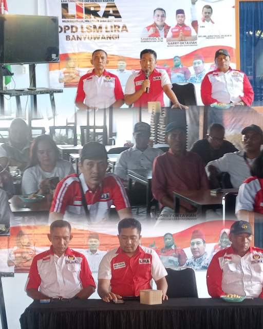 Bupati LIRA Banyuwangi Gery Oktavian Pimpin Rapat Pemantapan Dewan Penasehat