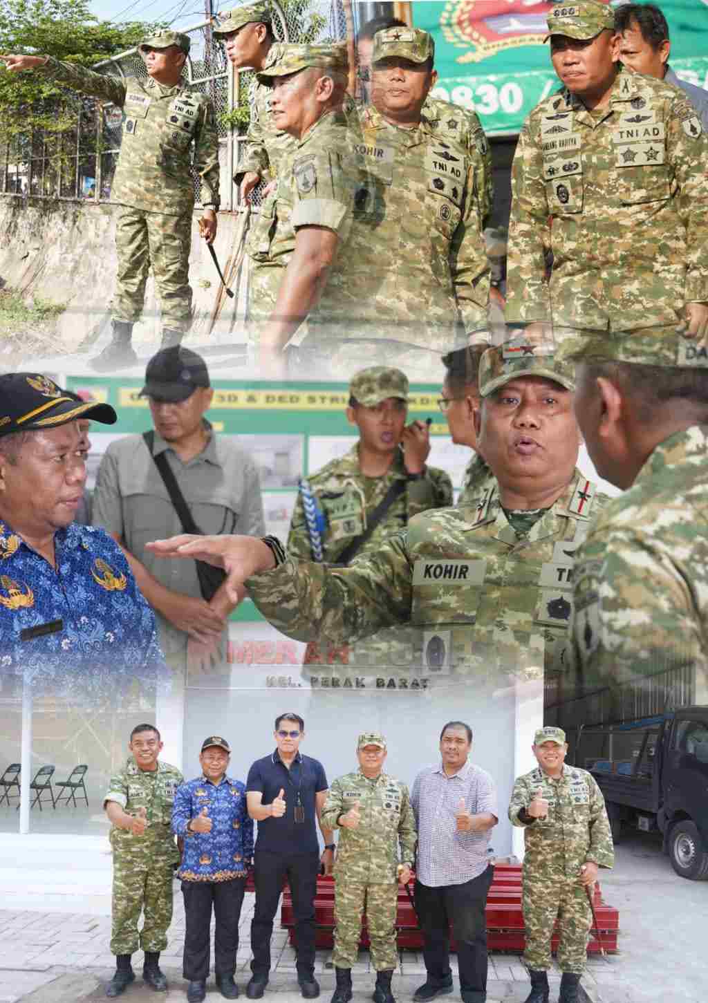 Pastikan Pembangunan Optimal, Danrem 084/BJ Lakukan Peninjauan di Sejumlah Lokasi