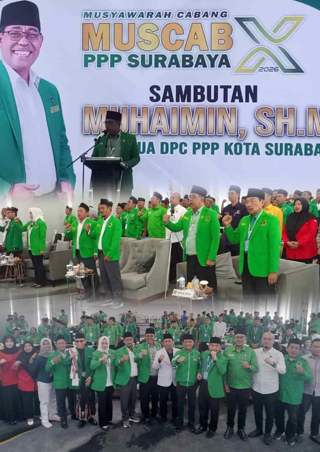 Gelora Muscab X PPP Surabaya: Konsolidasi Akbar, Targetkan Momentum Emas Menuju Pemilu 2029
