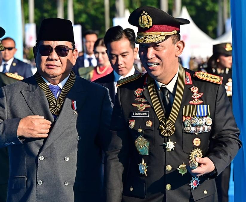 Presiden Prabowo Posisi Pertama, Kapolri Kedua, 92 Persen