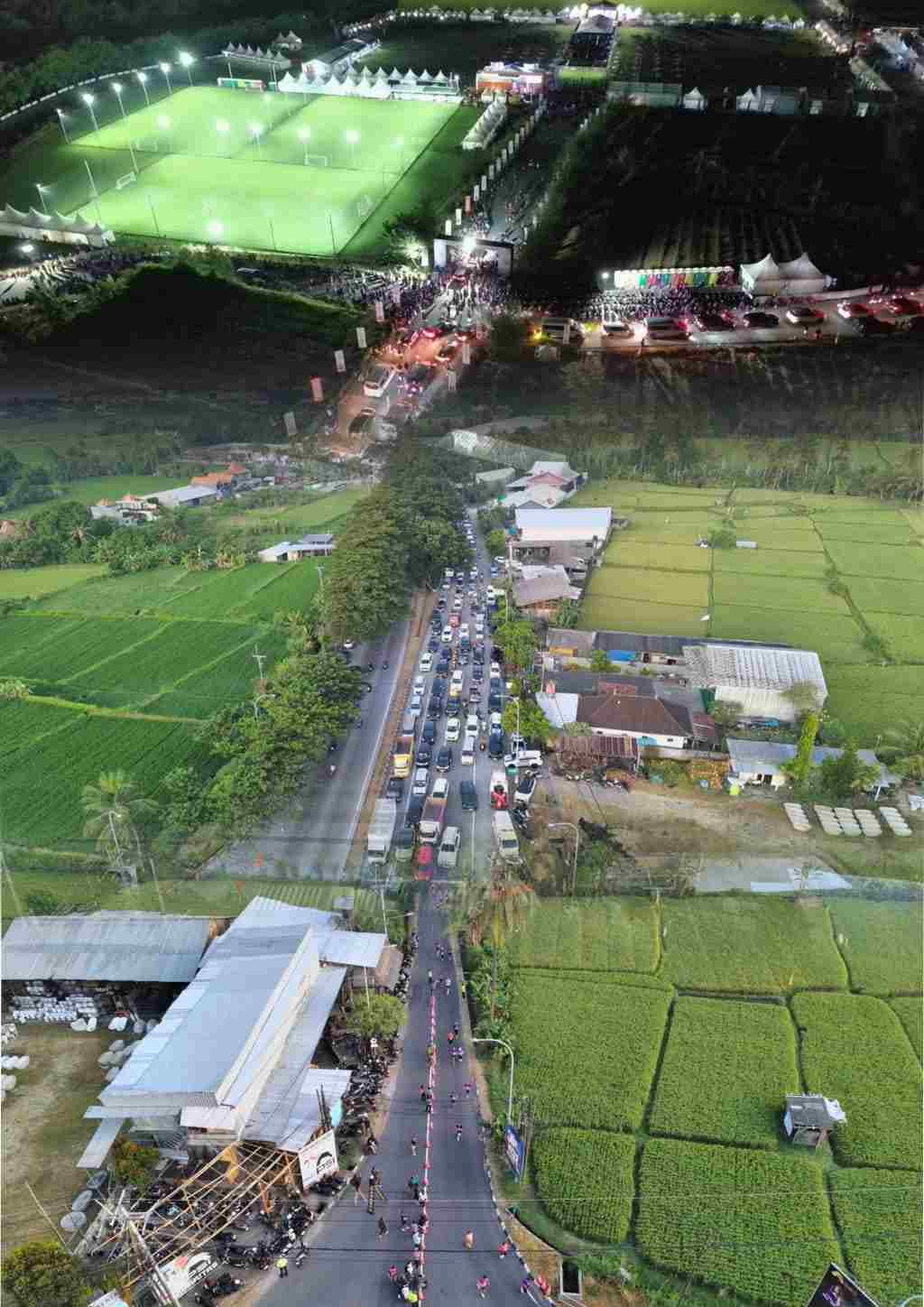 ETLE Drone Patrol Presisi Temani Langkah Runners di Kemala Run 2026