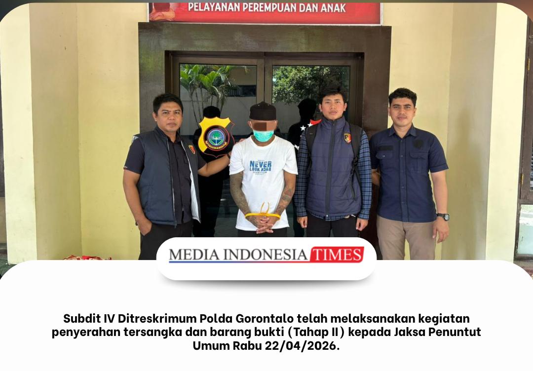 Polda Gorontalo Limpahkan Tersangka Kasus Persetubuhan Anak ke Kejaksaan  ‎