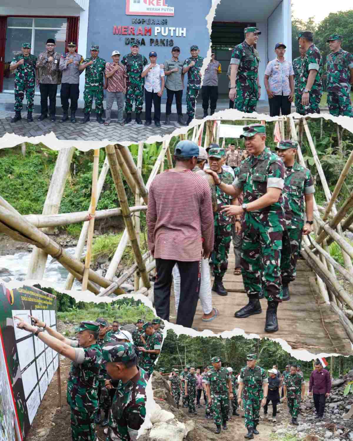 Pangdam V/Brawijaya Tinjau Pembangunan Jembatan Perintis Garuda Tahap III Jember Tingkatkan Akses Strategis Wilayah Militer