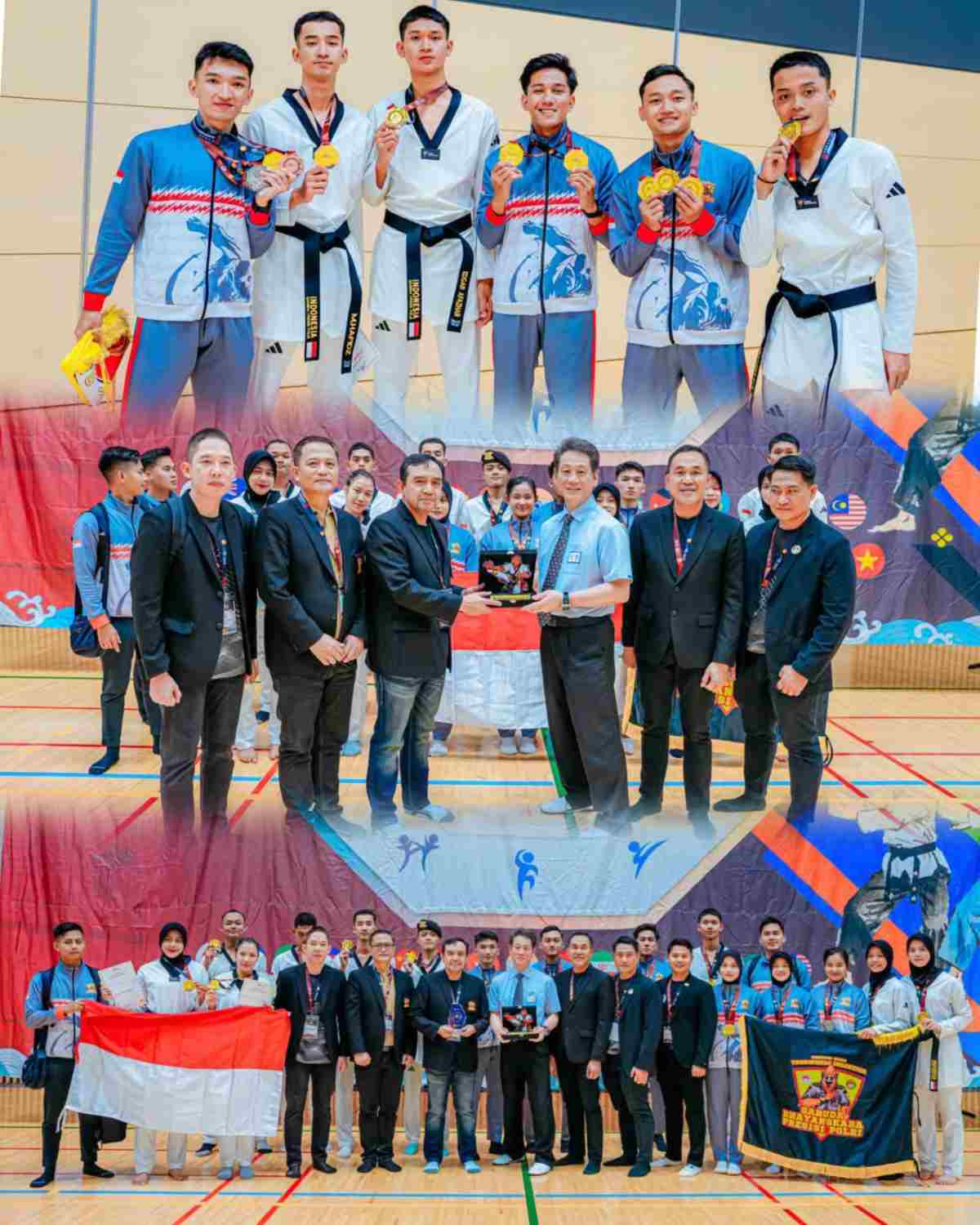 Polri Ukir Prestasi Dunia: Tim Taekwondo Garbha Presisi Juara Umum di Jepang