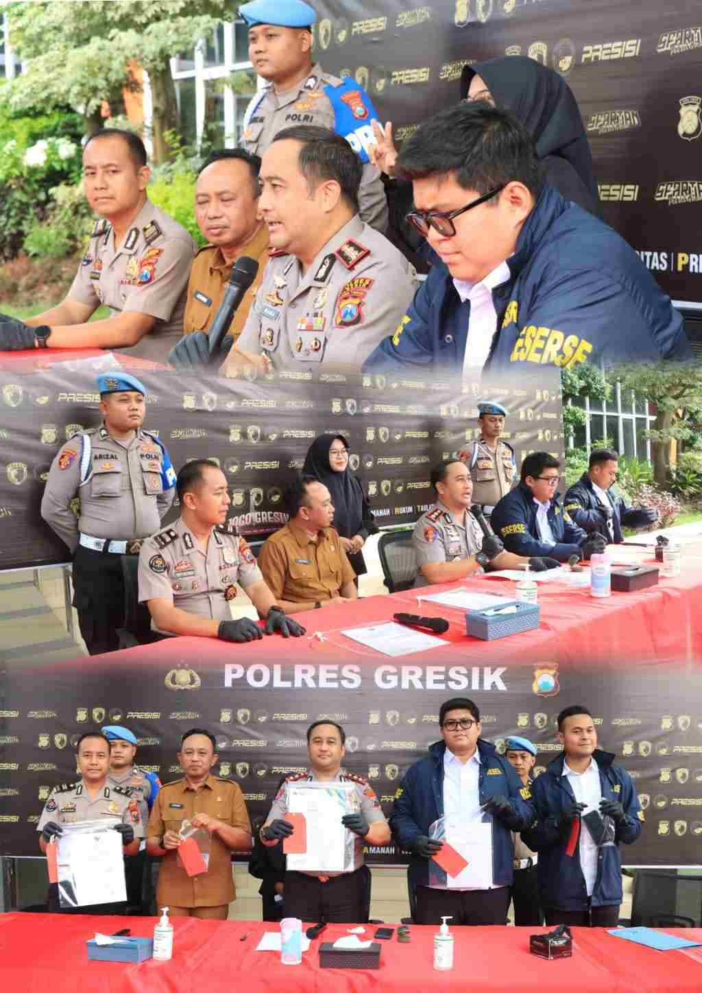 Polres Gresik Amankan Tersangka Penipuan Rekrutmen ASN Modus Jual Beli SK Palsu