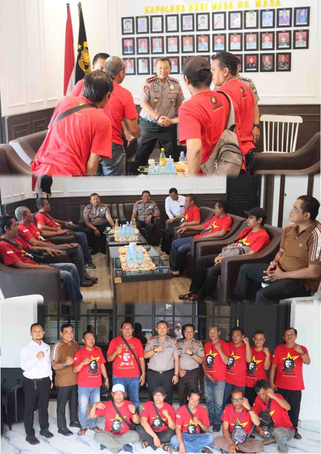 Jogo Jatim : Polres Madiun Kota Perkuat Sinergi dengan Serikat Buruh