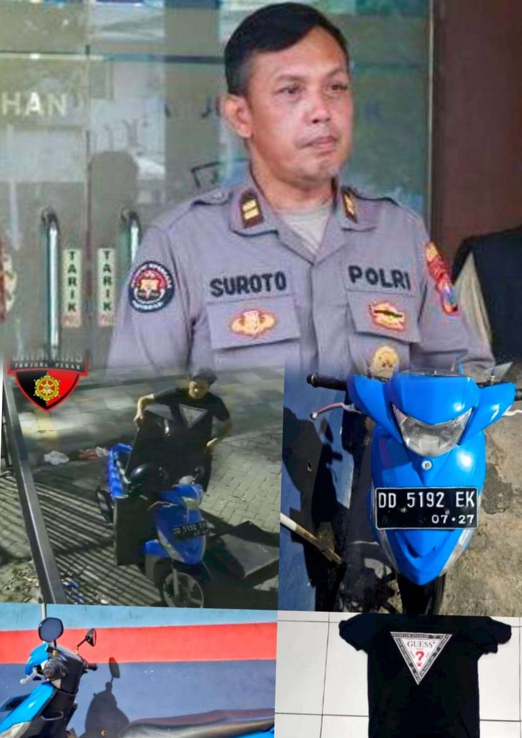 Gerak Cepat Polres Tanjung Perak, Amankan Pelaku Pencurian Tandon Air Yang Viral di Medsos
