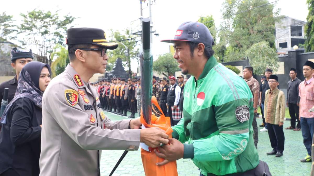 Kapolresta Banyuwangi Ajak Elemen Masyarakat Jaga Kondusivitas Lewat Apel Besar Sabuk Kamtibmas