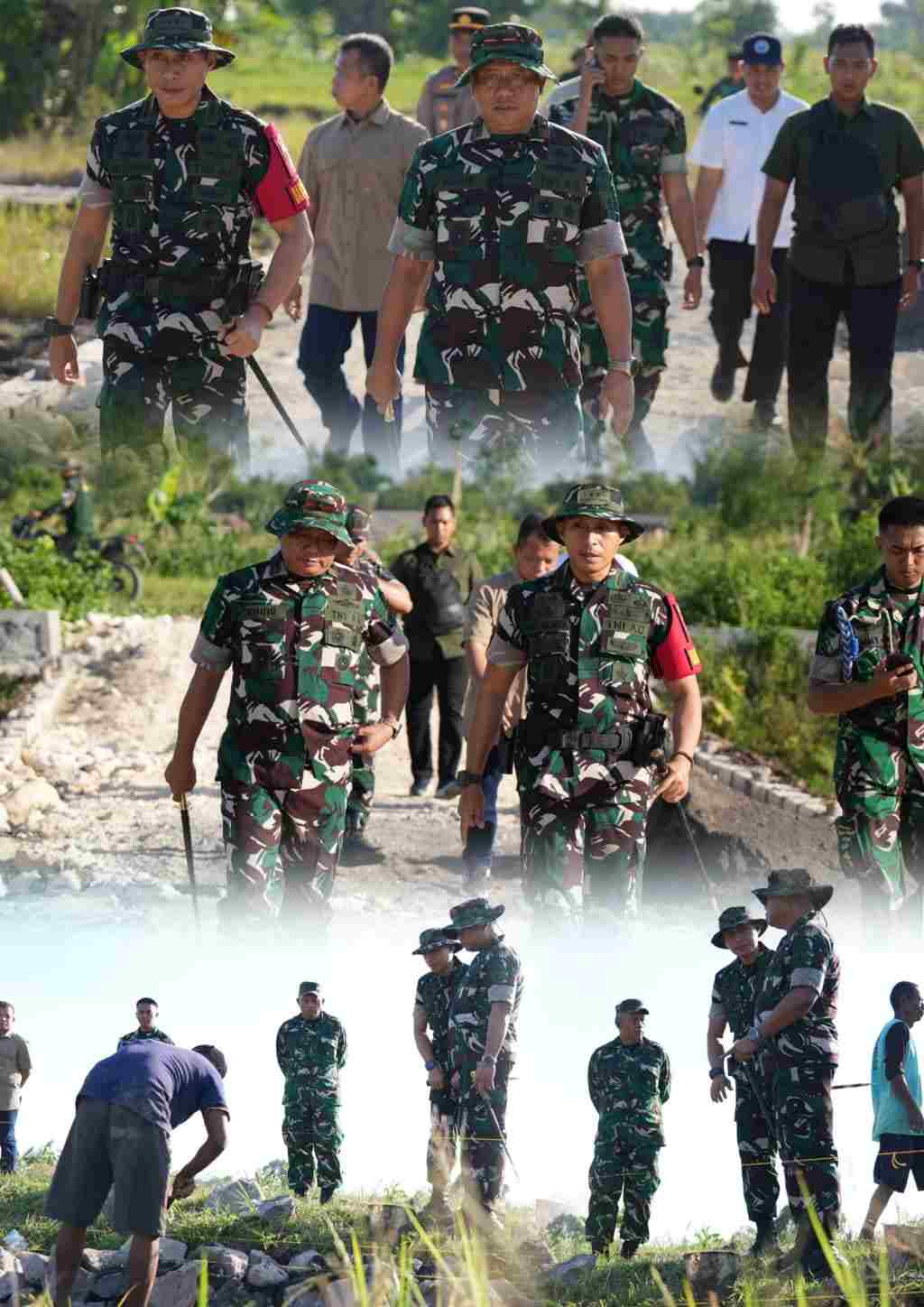 ‎Brigjen TNI Kohir Menyapa Jalan Masa Depan Petani Slempit