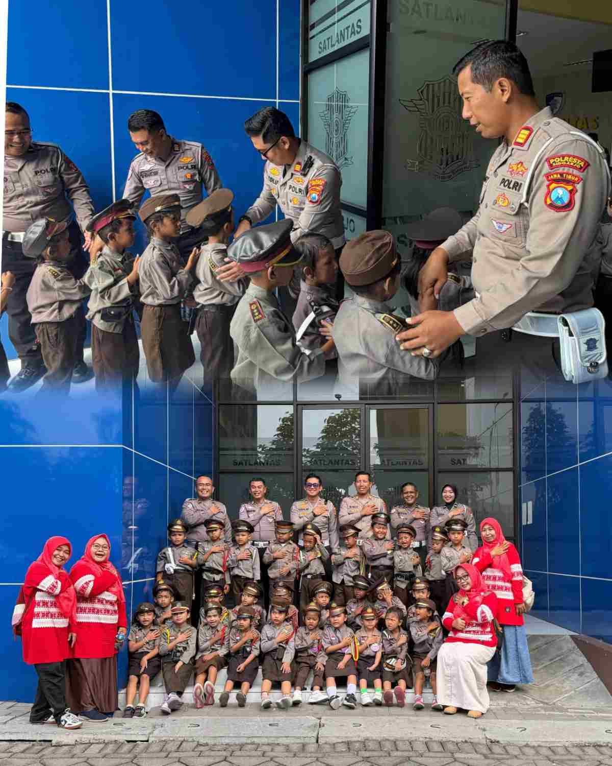 Polisi Sahabat Anak : Polresta Sidoarjo Edukasi Tertib Lalu Lintas Sejak Dini