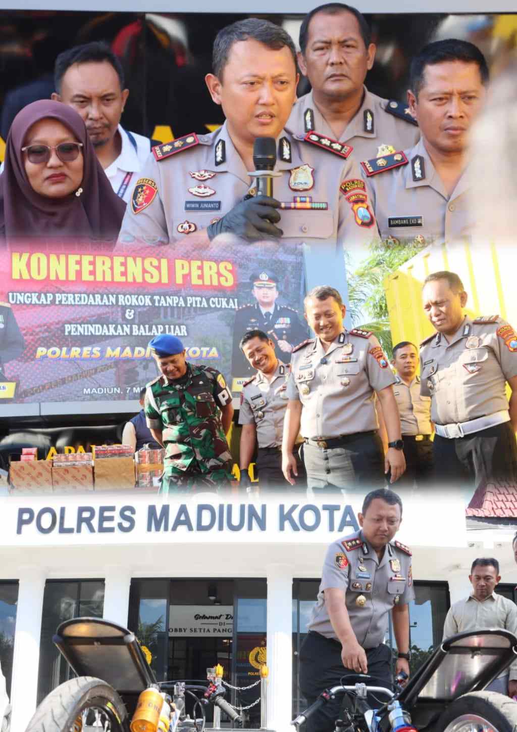 Polres Madiun Kota Gagalkan Aksi Balap Liar di Jiwan