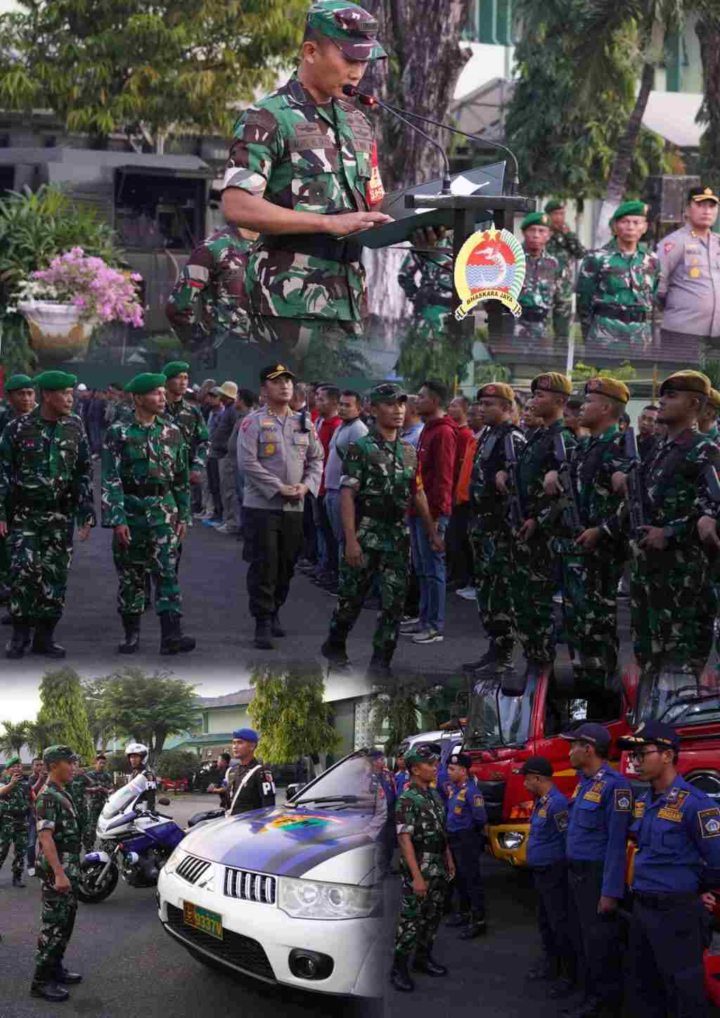 Sukseskan Kunjungan RI 2, Korem Surabaya Gelar Apel Pengamanan 