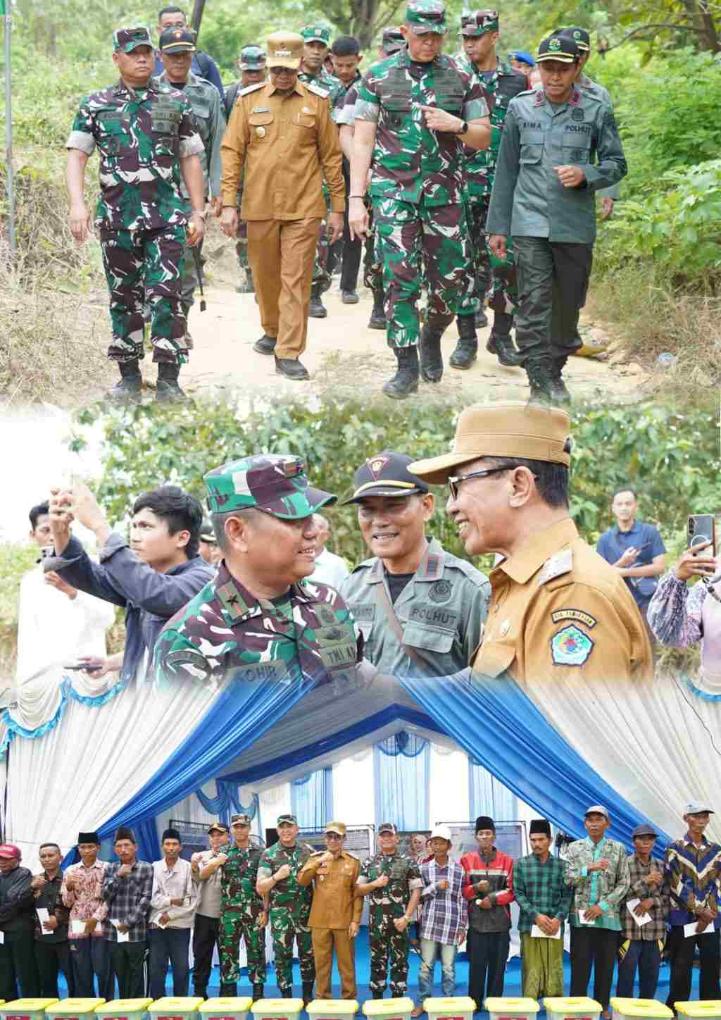 Danrem Dampingi Pangdam V/Brawijaya Tinjau Lokasi Lahan Brigif TP dan Yonif TP di Pamekasan