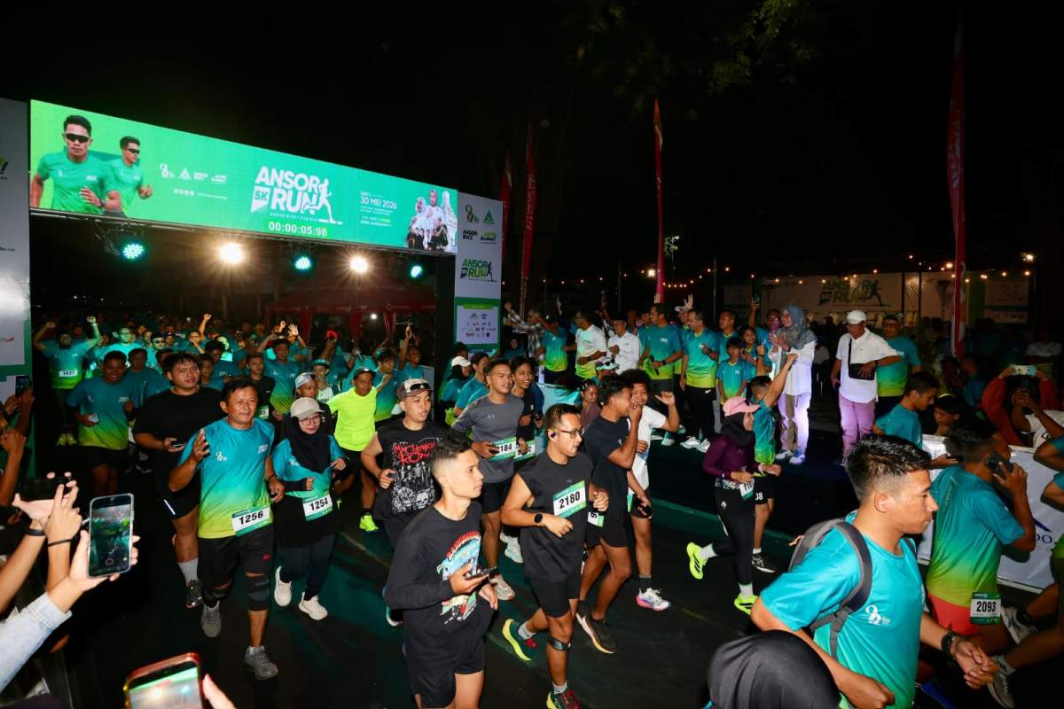Ansor Night Fun Run, Ratusan Pelari Susuri Jejak Sejarah Berdirinya Ansor Banyuwangi
