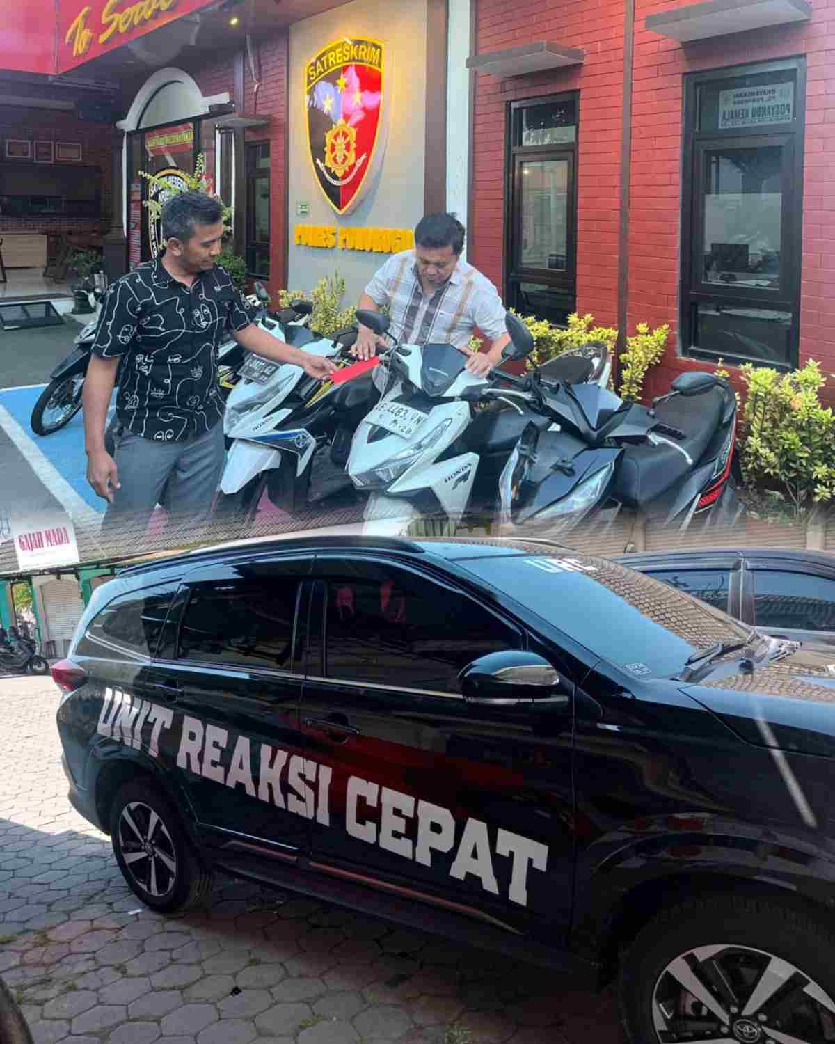 Tim URC Polres Ponorogo Amankan Tersangka Curanmor Lintas Daerah dan 5 Motor Curian